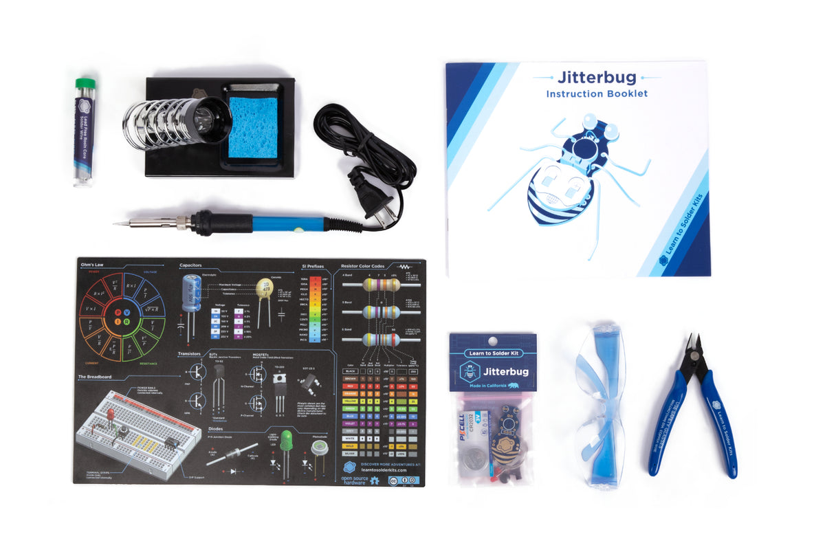 Jitterbug Deluxe Soldering Kit Learn to Solder Kits